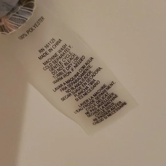 Women's Pleated Multi-Colored Blouse - Picture 5 of 6